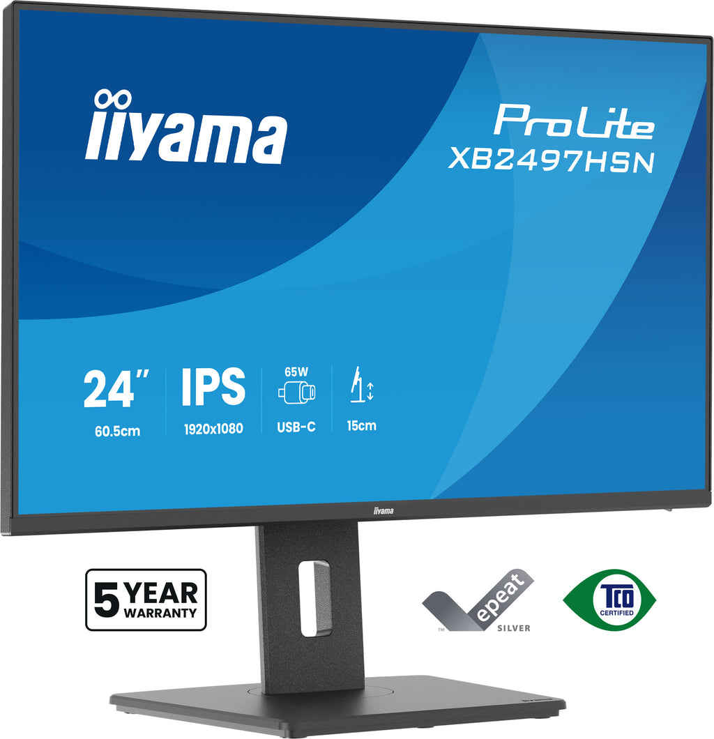 iiyama ProLite XB2497HSN-B1 pantalla para PC 60,5 cm (23.8") 1920 x 1080 Pixeles Full HD LED Negro (2)