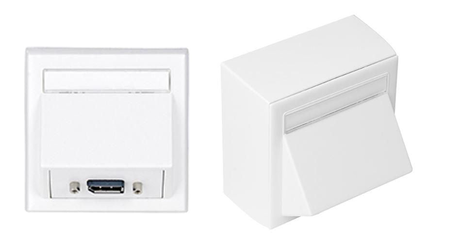 Vivolink WI221196 toma de corriente DisplayPort Blanco (2)