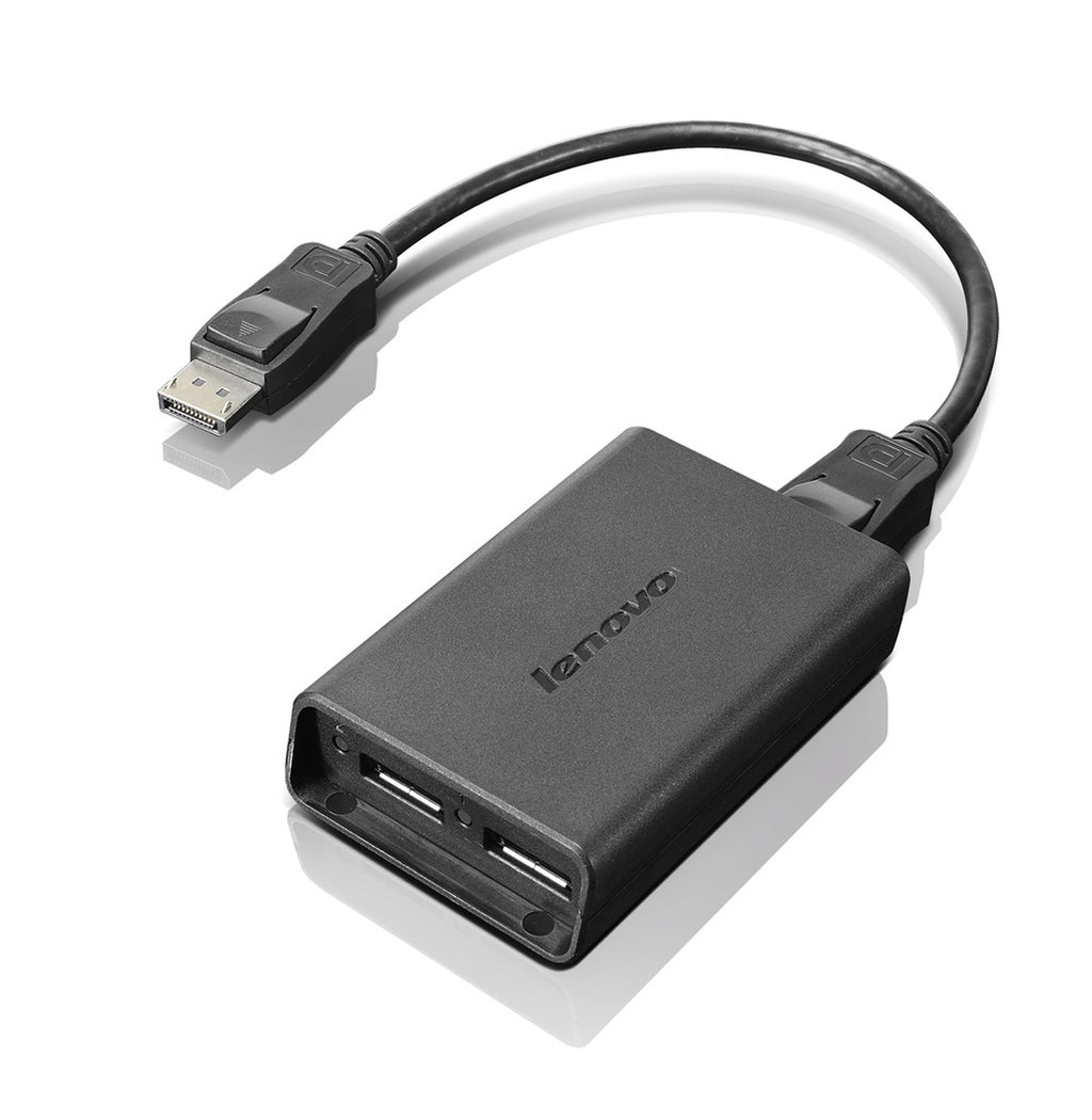 Lenovo DisplayPort to Dual-DisplayPort Monitor Cable USB A Negro (2)