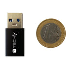 Techly IADAP USB3-AFT cambiador de género para cable USB A USB C Negro (3)