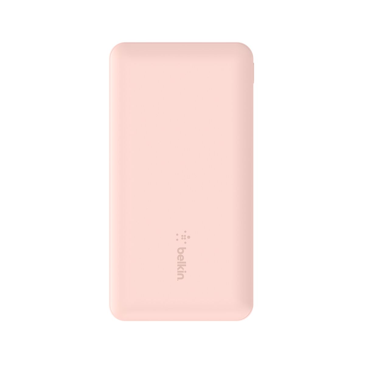 Cargador portátil - 10000 mAh - 18 vatios - 3 conectores de salida (USB-C, 2 x USB) - oro rosa