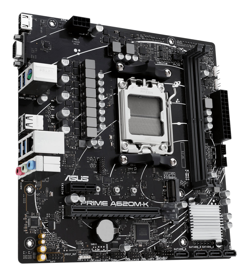 ASUS PRIME A620M-K AMD A620 Zócalo AM5 micro ATX (5)