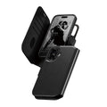 PanzerGlass CARE™ by ® Tango 2-in-1 Wallet Case w. MagSafe iPhone 17 funda para teléfono móvil Negro