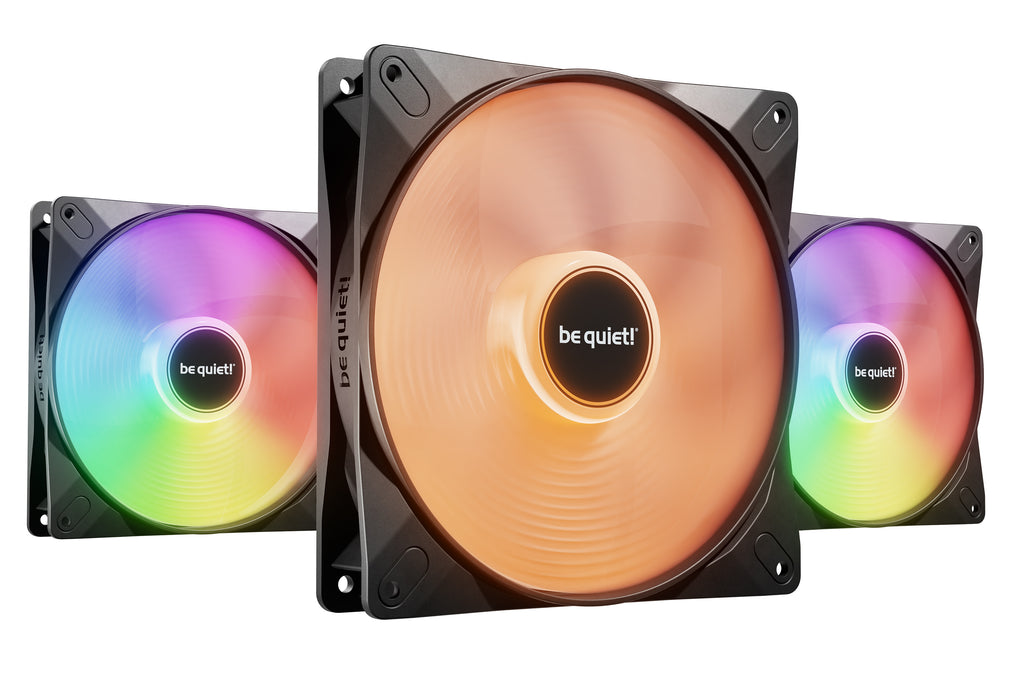 be quiet! LIGHT WINGS LX 140mm PWM 3-Pack Black Carcasa del ordenador Ventilador