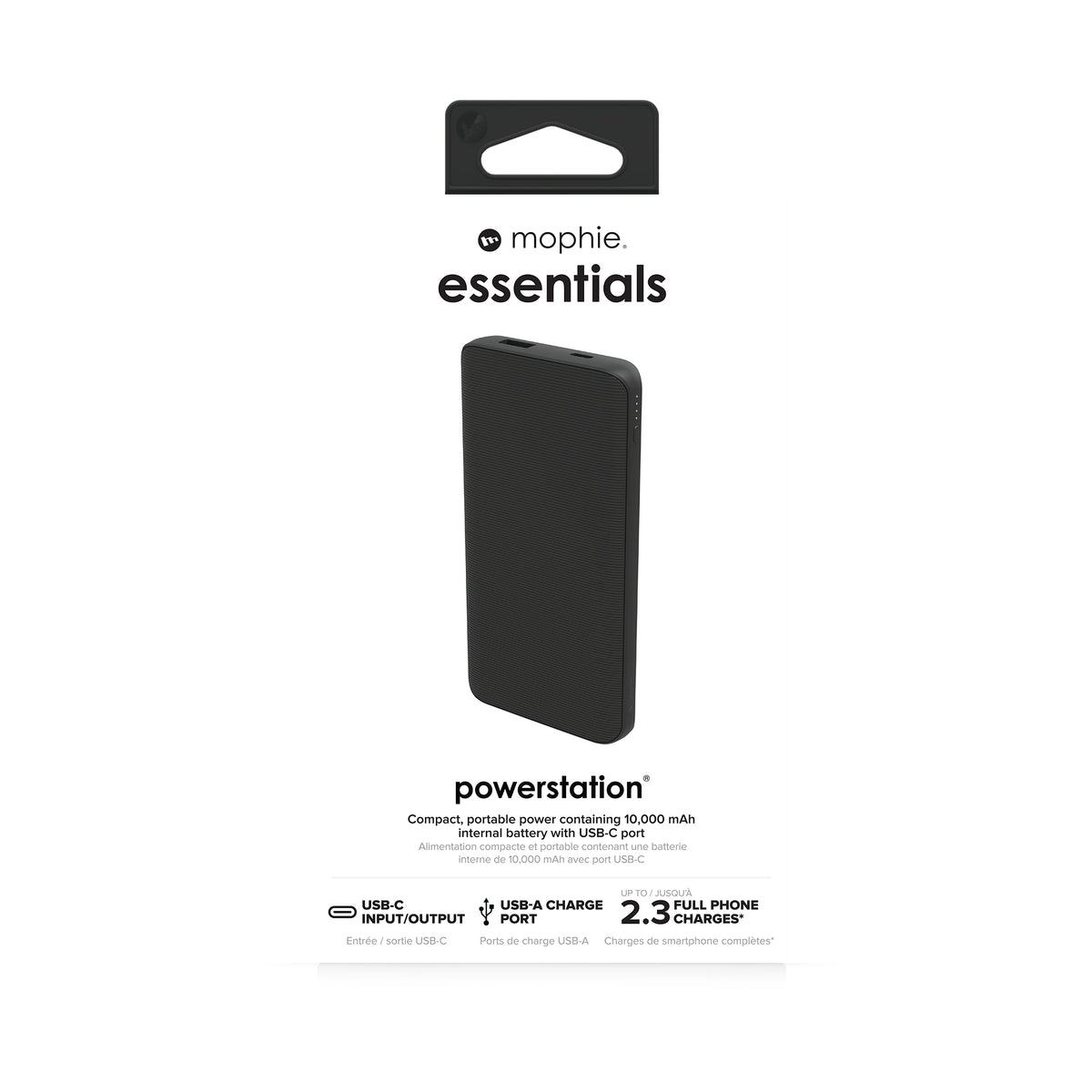 mophie essentials powerstation 10K 10000 mAh Negro