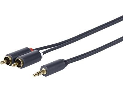 Vivolink PROMJRCA5 cable de audio 5 m 3,5mm 2 x RCA Negro (2)