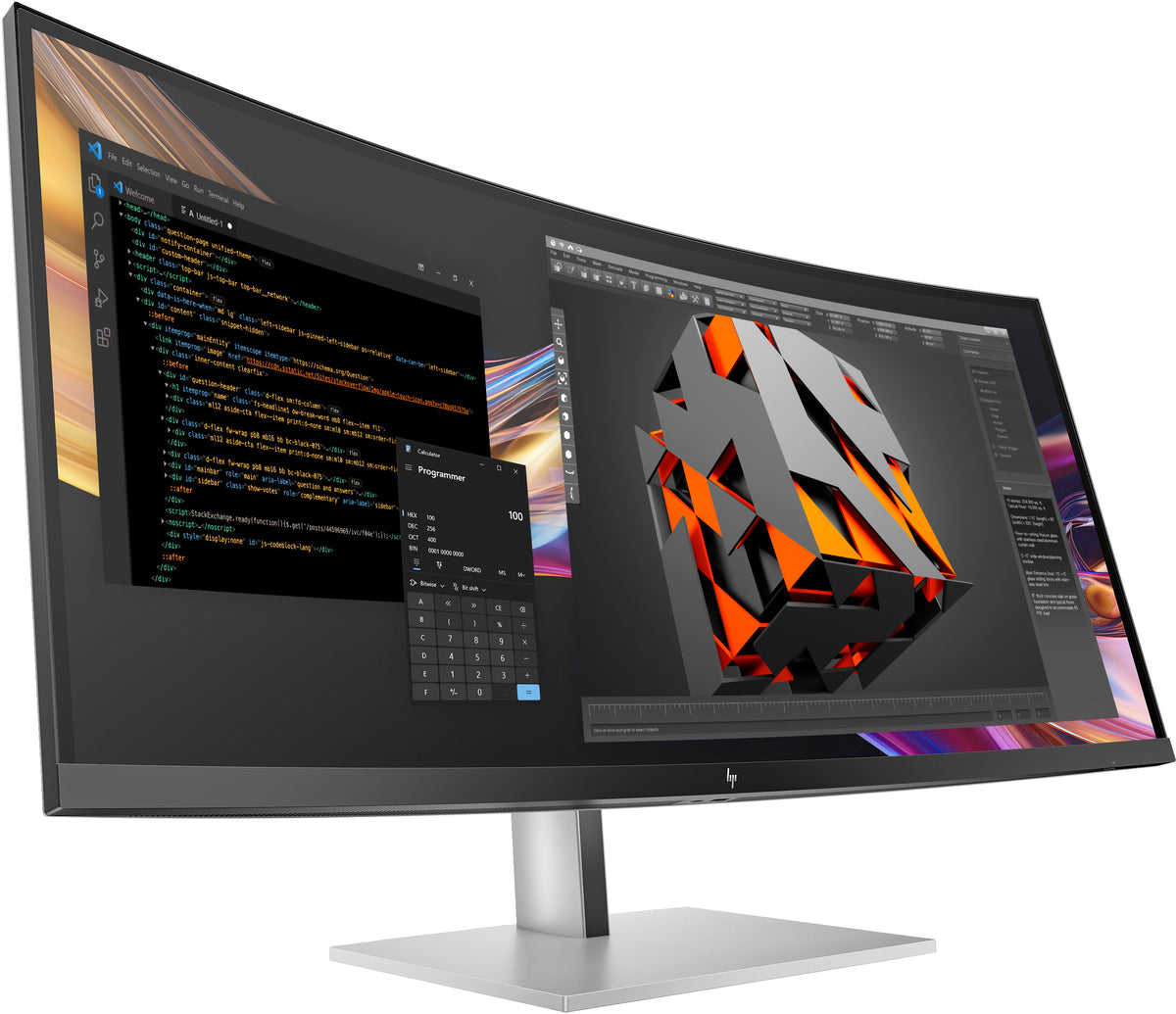 HP Series 7 Pro 37.5 inch WQHD+ Thunderbolt 4 Monitor - 738pu pantalla para PC 95,2 cm (37.5") 3840 x 1600 Pixeles Wide Quad HD+ LCD (3)