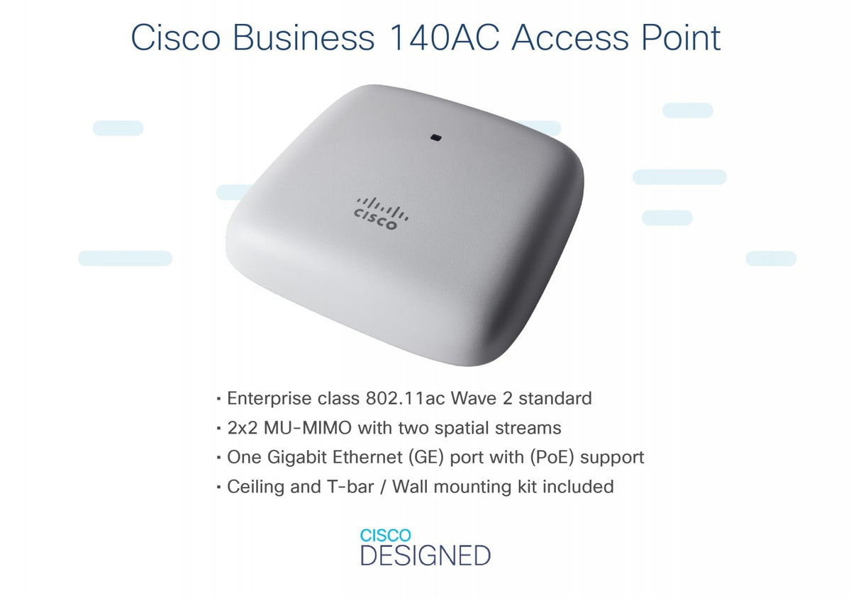 Cisco CBW140AC 867 Mbit/s Blanc Connexion Ethernet (4)
