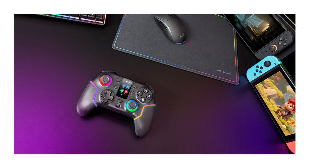 Mars Gaming MGP-V3 Negro Bluetooth/RF/USB Analógico/Digital Nintendo Switch, Nintendo Switch 2, PC, Android, iOS (7)