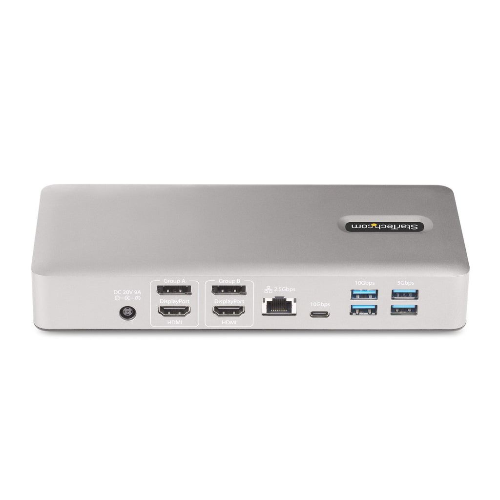 StarTech.com 132UE-TB4USB4DOCK base para portátil y replicador de puertos Alámbrico Gris (4)
