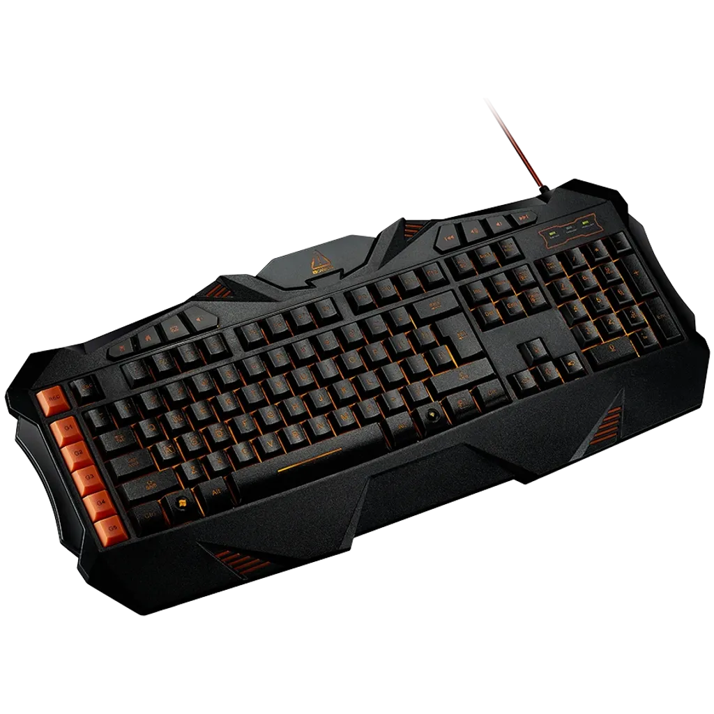 Canyon Fobos teclado Gaming USB Negro, Naranja (Teclado Gaming Canyon FOBOS)