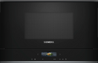 Siemens iQ700 BE732L1B1 microondas Negro microondas combinado empotrable 21 L