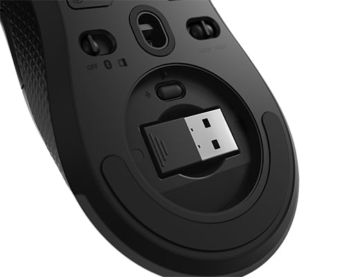 Lenovo Legion M600 Wireless Gaming ratón Juego Ambidextro RF Wireless + Bluetooth + USB Type-A Óptico 16000 DPI (7)