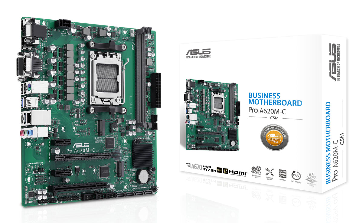 ASUS PRO A620M-C-CSM AMD A620 Zócalo AM5 micro ATX (2)