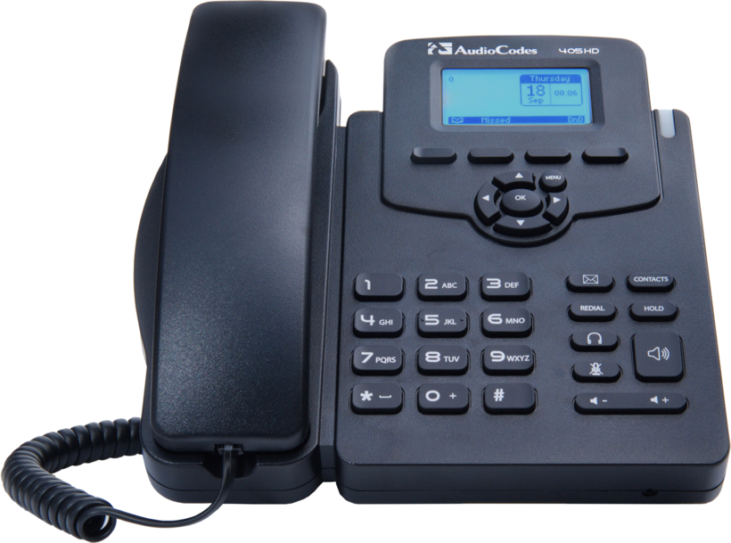 Teléfono sobremesa IP AudioCodes 405HD