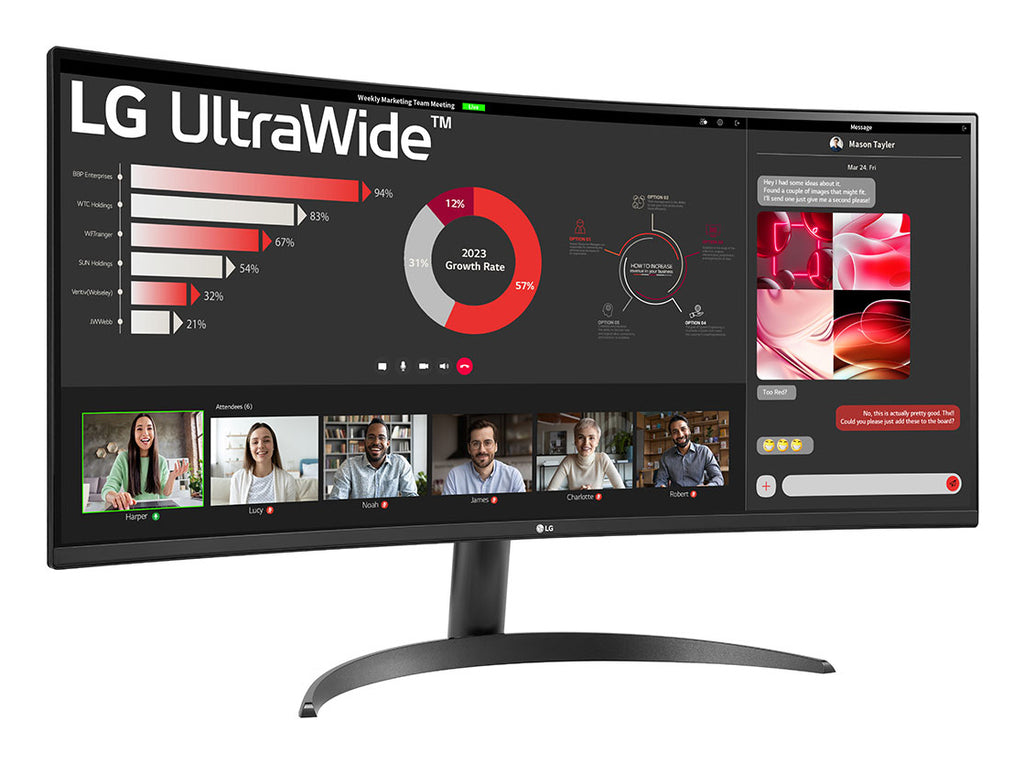 LG 34WR50QK-B pantalla para PC 86,4 cm (34") 3440 x 1440 Pixeles Wide Quad HD Negro (3)