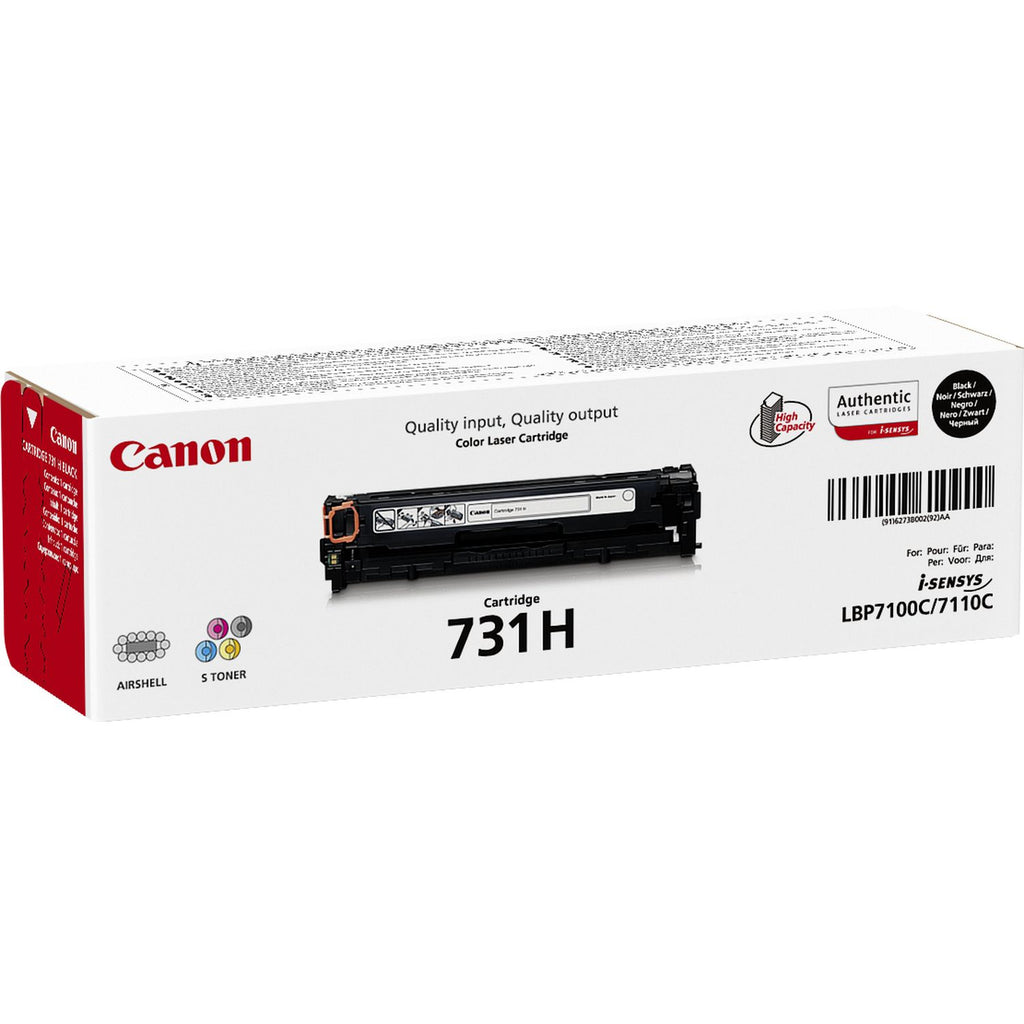 Canon 731H cartucho de tóner 1 pieza(s) Original Negro (2)