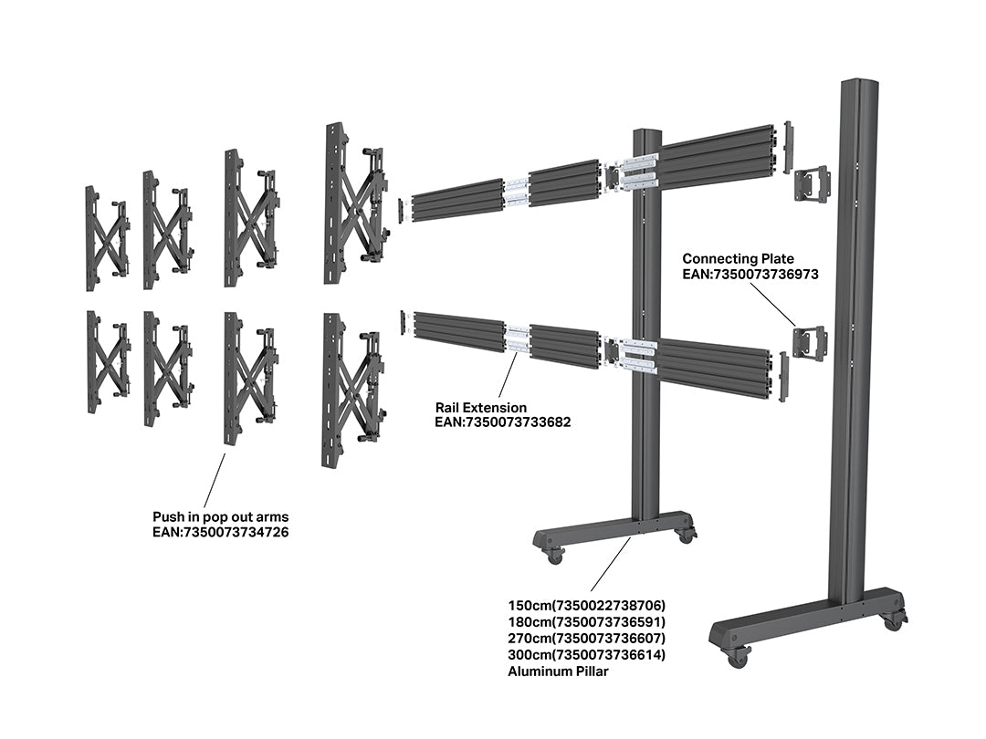 Multibrackets 8706 accesorio para soporte de pantalla de señalización Base