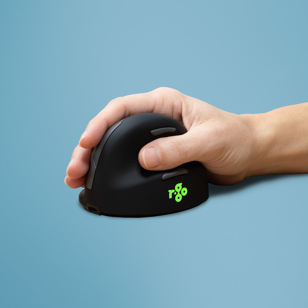 R-Go Tools RGOHBRSWLBL ratón Oficina Mano derecha Bluetooth Óptico 2400 DPI