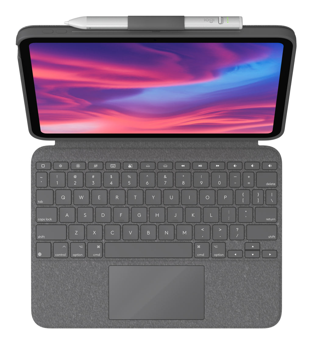 Logitech Combo Touch QWERTY Internacional de EE.UU. Smart Connector Gris (3)