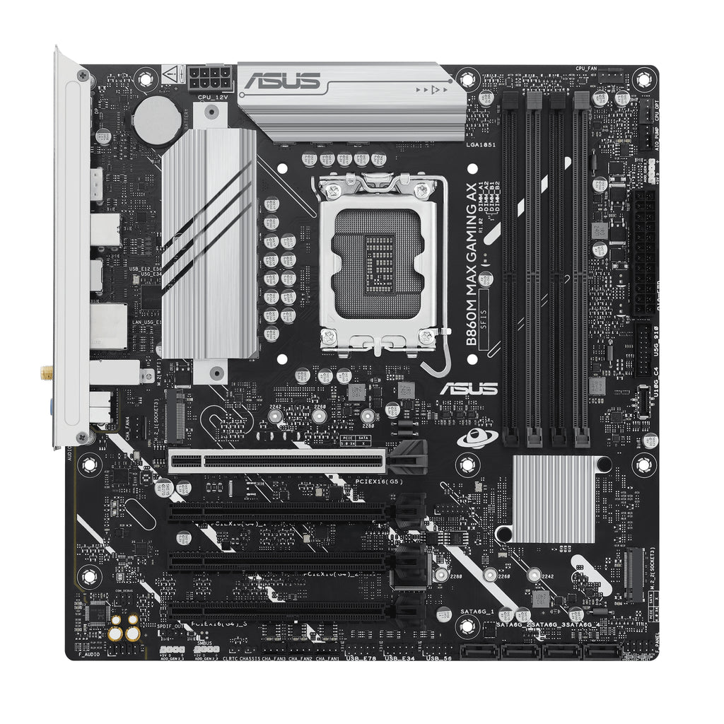 ASUS B860M MAX GAMING AX Intel B860 LGA 1851 (Socket V1) micro ATX (5)