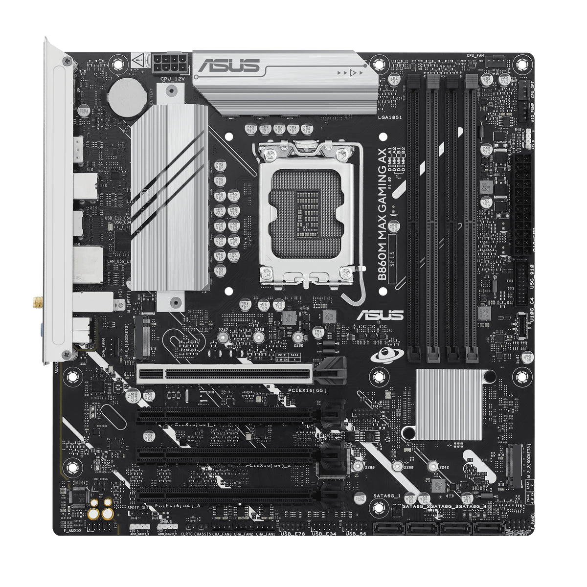 ASUS B860M MAX GAMING AX Intel B860 LGA 1851 (Socket V1) micro ATX (5)