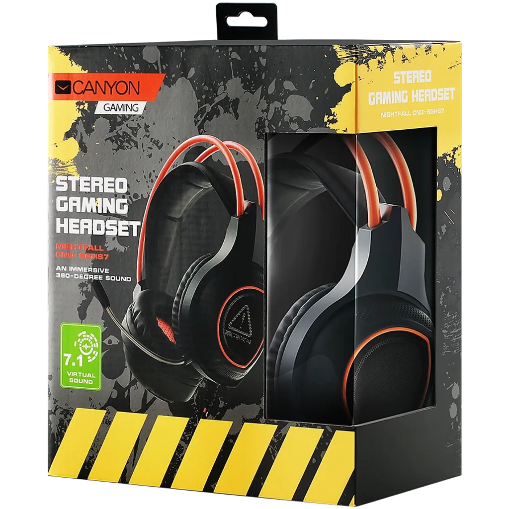 Canyon CND-SGHS7 auriculares/auriculares con micrófono Con cable De diadema