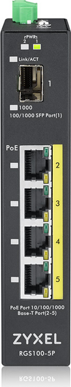 Switch Zyxel RGS100-5P 5 portas PoE (2)
