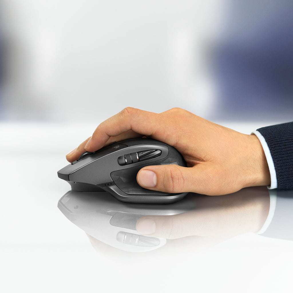 Logitech MX Master 2S Wireless Mouse ratón Oficina Mano derecha RF Wireless + Bluetooth Laser 1000 DPI (4)