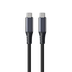 eSTUFF ES604520 cable USB USB4 Gen 3x2 1,2 m USB C 40 Gbit/s 240 W Negro (3)