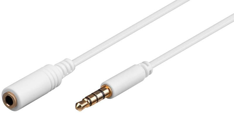 Microconnect IPOD001 cable de audio 1,5 m 3,5mm Blanco (2)