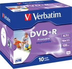 Verbatim DVD+R 4,7GB 16x Inkjet JC(10)