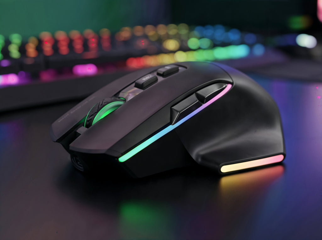 Mars Gaming MMWVECTOR ratón Juego Mano derecha RF Wireless + Bluetooth + USB Type-A Óptico 12000 DPI (9)
