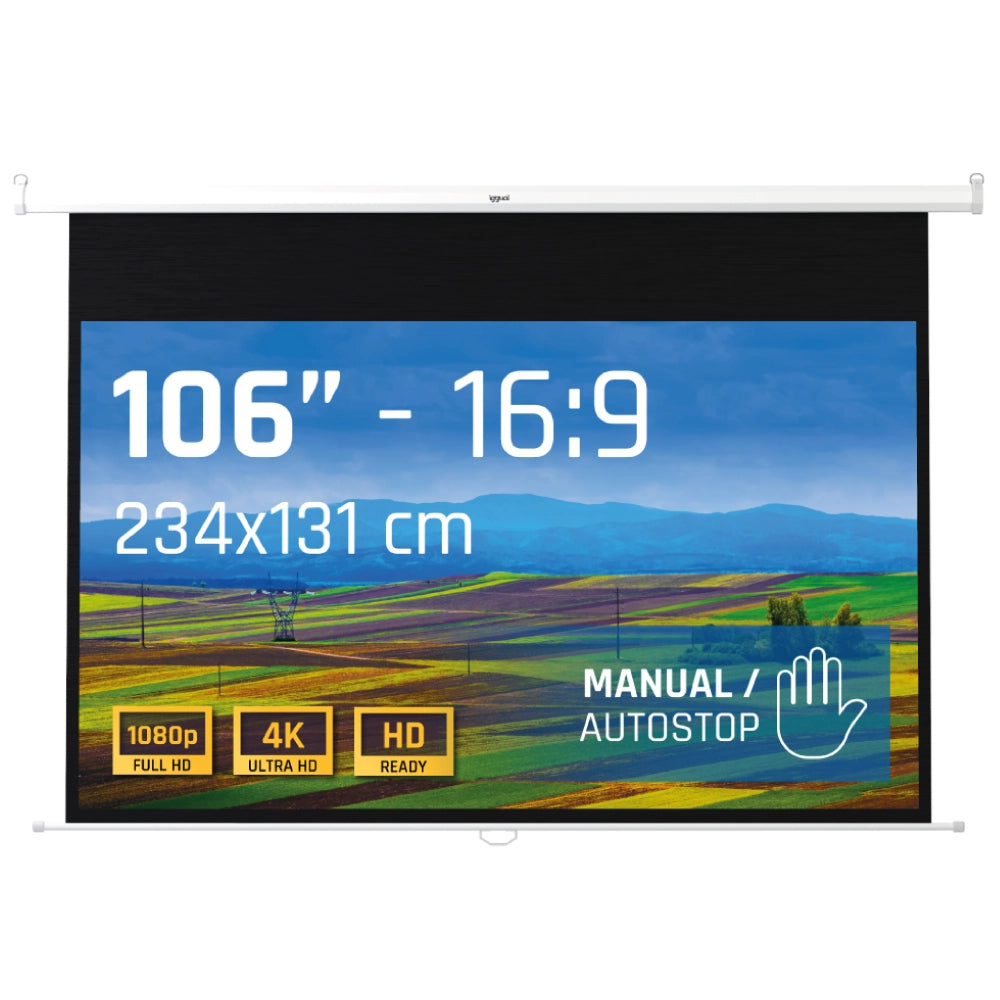 iggual PSIMS234 pantalla de proyección 2,69 m (106")
