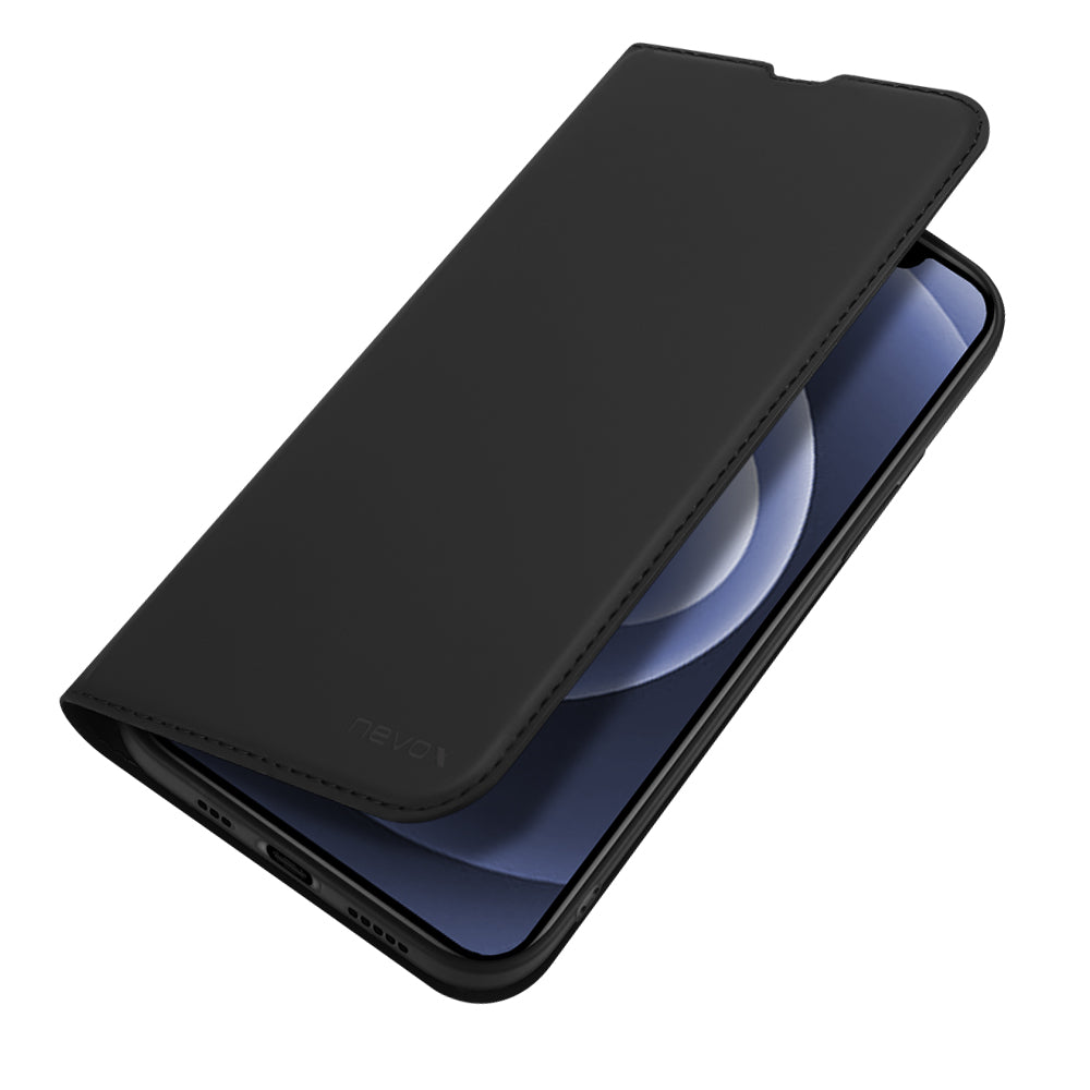 nevox 2102 funda para móvil 17 cm folio negro