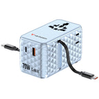 Verbatim Charge 'n' Travel 70W Universal Azul Corriente alterna Carga rápida