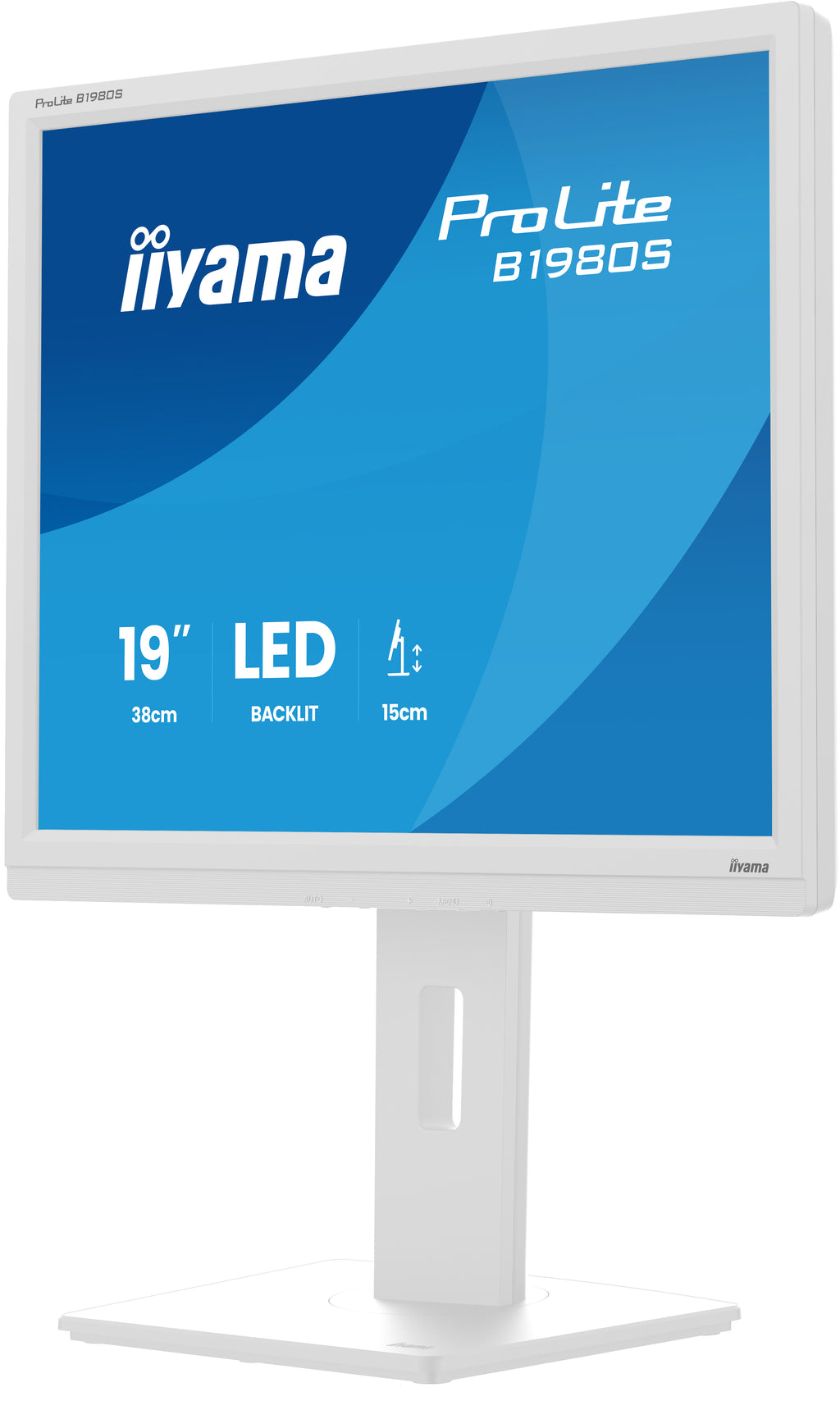 iiyama ProLite B1980S-W1 pantalla para PC 48,3 cm (19") 1280 x 1024 Pixeles SVGA LED Blanco (9)