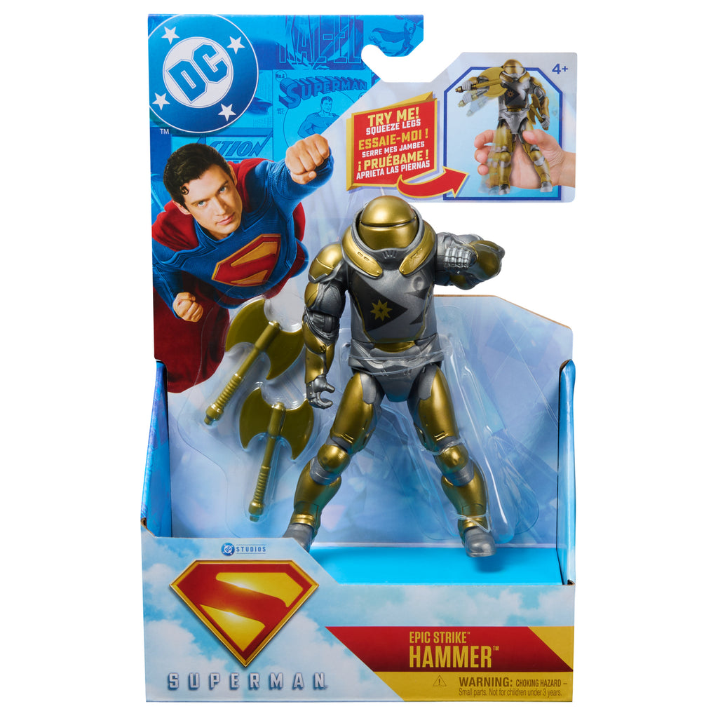DC Comics SUP FGR 6in BattleAttack Feat Hammer GML