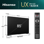 Hisense 85UXNQ 2,16 m (85") 4K Ultra HD Smart TV Wifi Negro 5000 cd / m² (2)