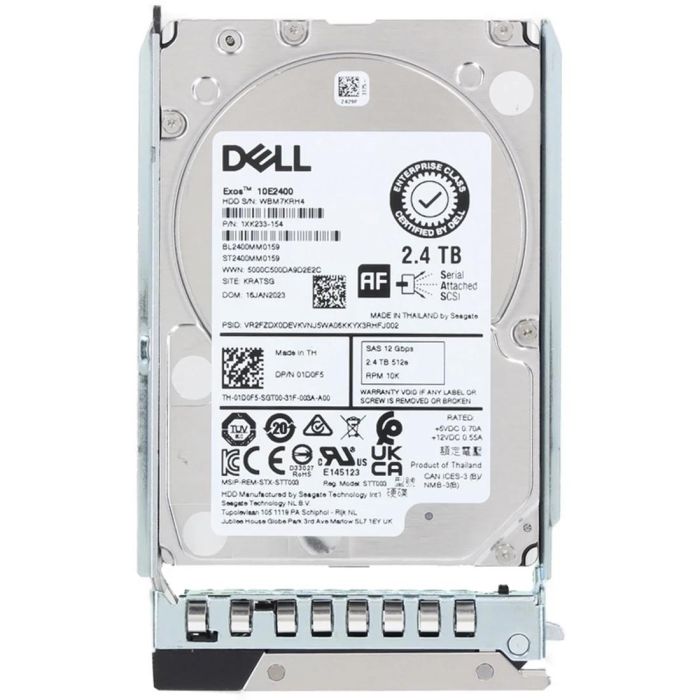 Dell 2.4TB 10K SAS HDD 1D0F5-RFB – Reacondicionado (2)