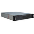 Inter-Tech 2U-20255 Rack Negro, Acero inoxidable