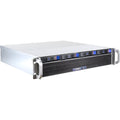 Inter-Tech IPC 2U-2404S Rack Negro, Plata