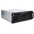 Inter-Tech 4U 40255 Rack Negro, Gris