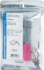 Smartkeeper Bloqueador de puerto de llave USB tipo rosa 1
