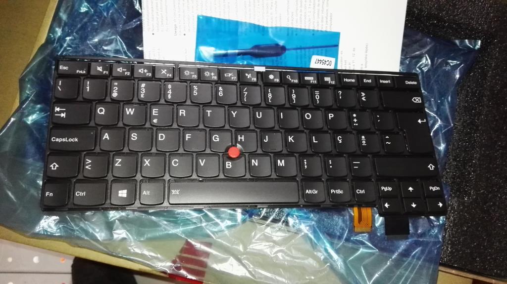 Replacement backlit keyboard
