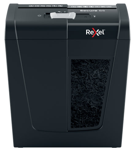 Rexel Secure S5 triturador de papel Corte en tiras 70 dB Negro