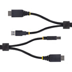 StarTech.com HU1226-KVM-CABLE cable para video, teclado y ratón (kvm) Negro