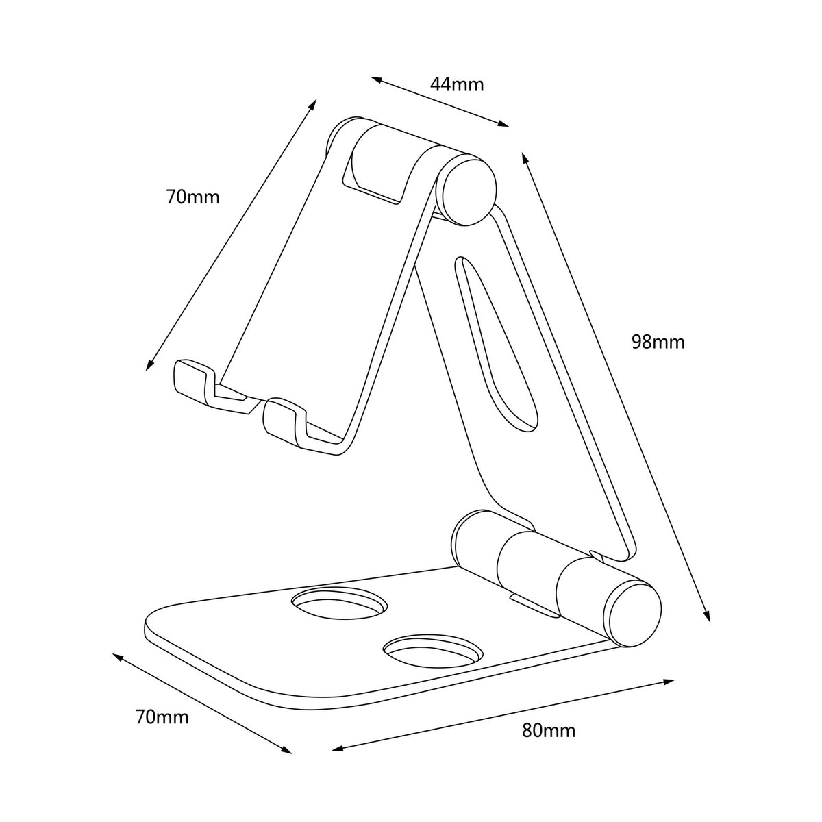 AISENS MS2PM-086 soporte Soporte pasivo Teléfono móvil/smartphone, Tablet/UMPC (8)