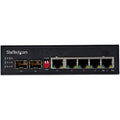 StarTech.com IES1G52UPDIN switch No administrado Gigabit Ethernet (10/100/1000) Energía sobre Ethernet (PoE) Negro (3)