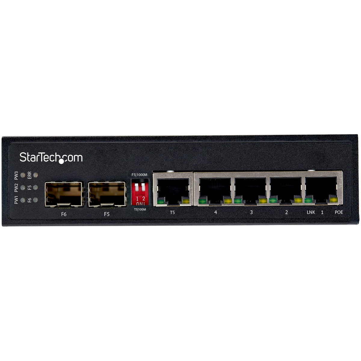 StarTech.com IES1G52UPDIN switch No administrado Gigabit Ethernet (10/100/1000) Energía sobre Ethernet (PoE) Negro (3)